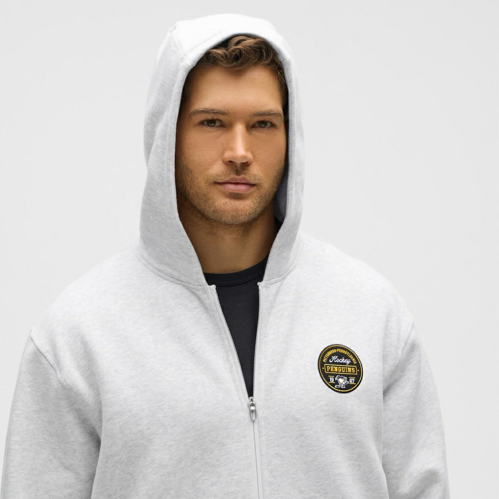 NHL Heathered Core Ultra Light Grey|Heathered Core Ultra Light Grey Pittsburgh Penguins lululemon Steady State Full-Zip Hoodie