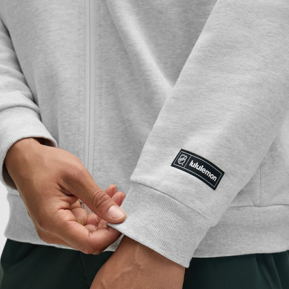 NHL Heathered Core Ultra Light Grey|Heathered Core Ultra Light Grey San Jose Sharks lululemon Steady State Full-Zip Hoodie