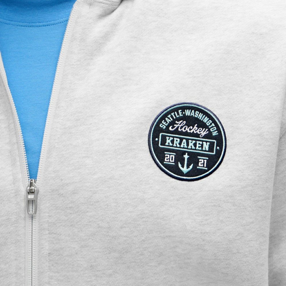 NHL Heathered Core Ultra Light Grey|Heathered Core Ultra Light Grey Seattle Kraken lululemon Steady State Full-Zip Hoodie