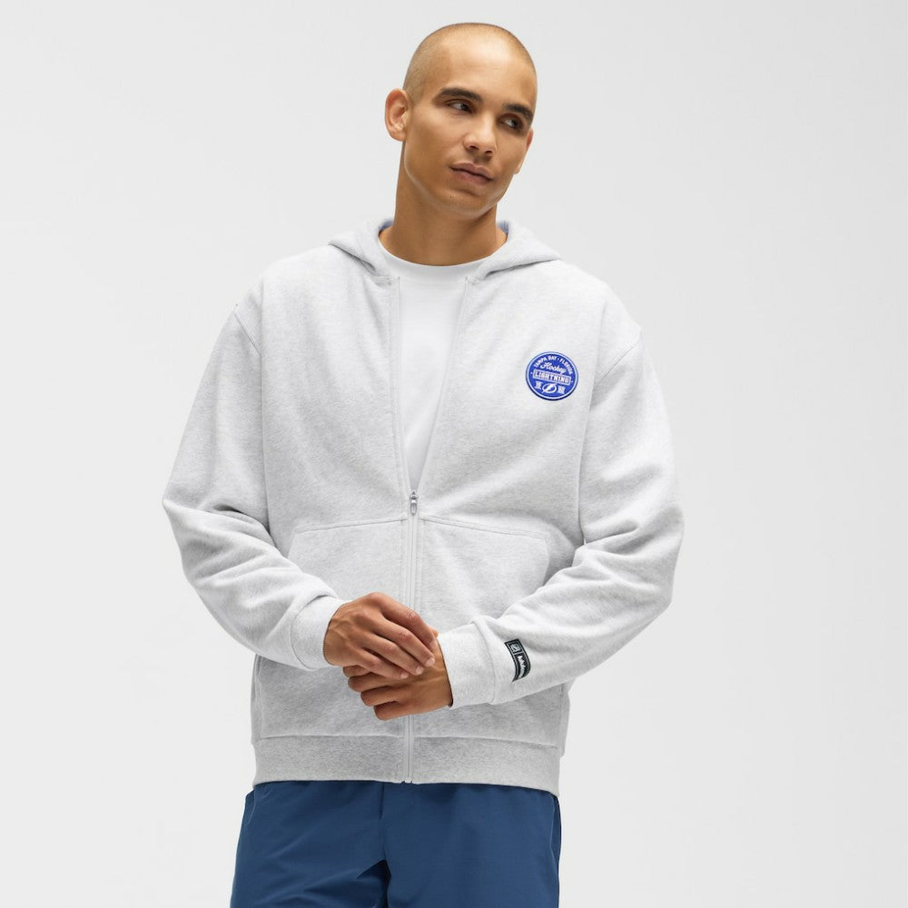 NHL Heathered Core Ultra Light Grey|Heathered Core Ultra Light Grey Tampa Bay Lightning lululemon Steady State Full-Zip Hoodie
