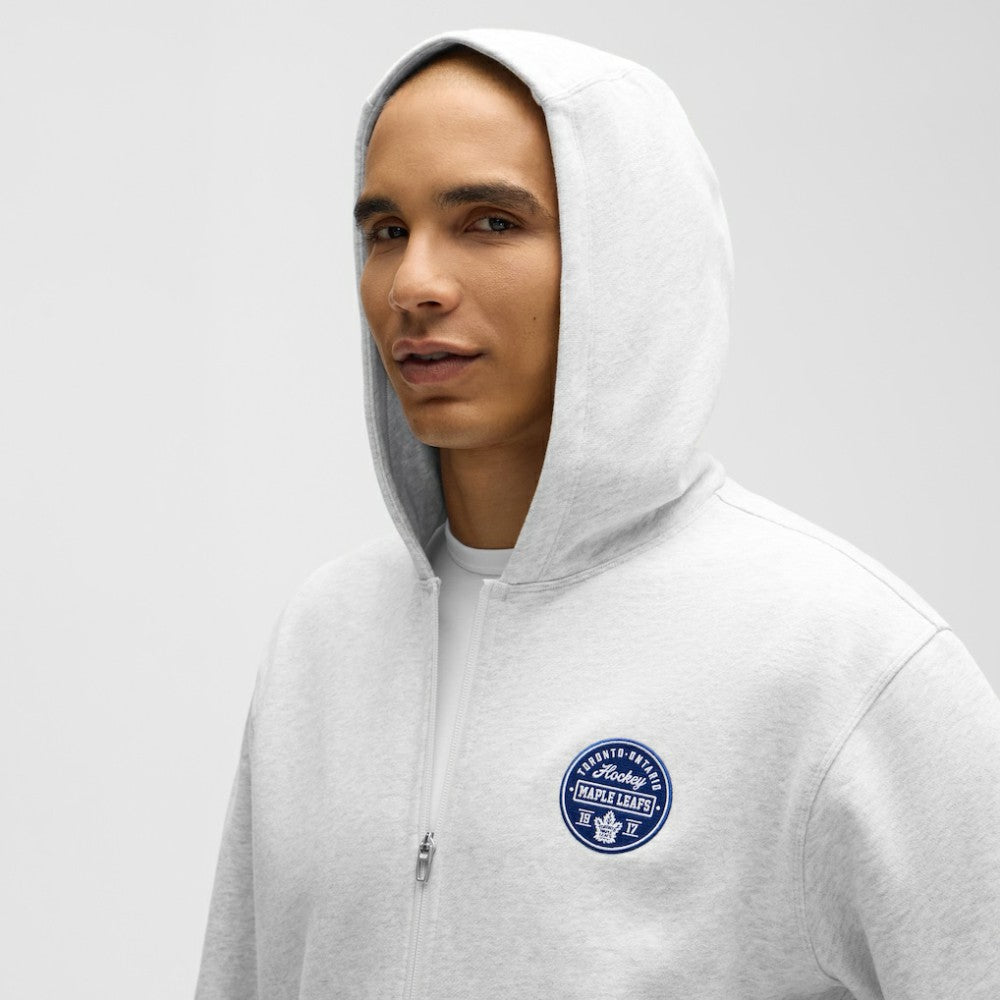 NHL Heathered Core Ultra Light Grey|Heathered Core Ultra Light Grey Toronto Maple Leafs lululemon Steady State Full-Zip Hoodie