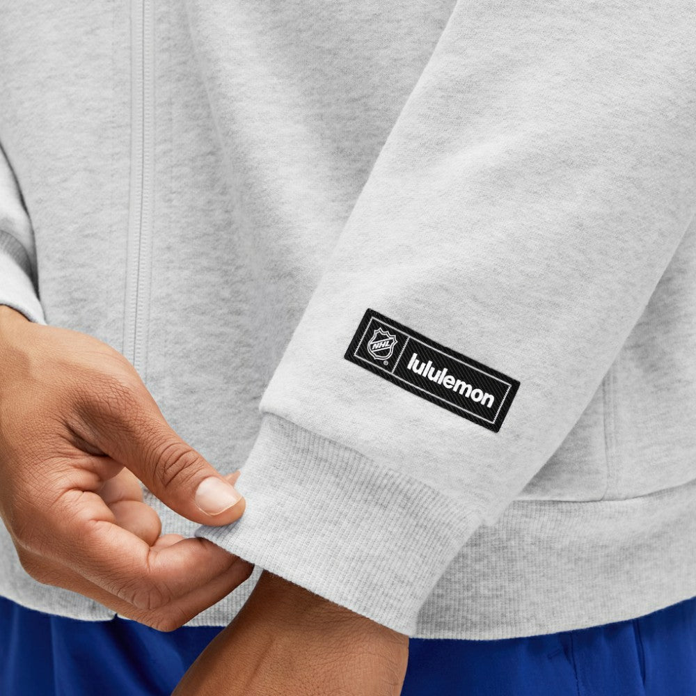 NHL Heathered Core Ultra Light Grey|Heathered Core Ultra Light Grey Toronto Maple Leafs lululemon Steady State Full-Zip Hoodie