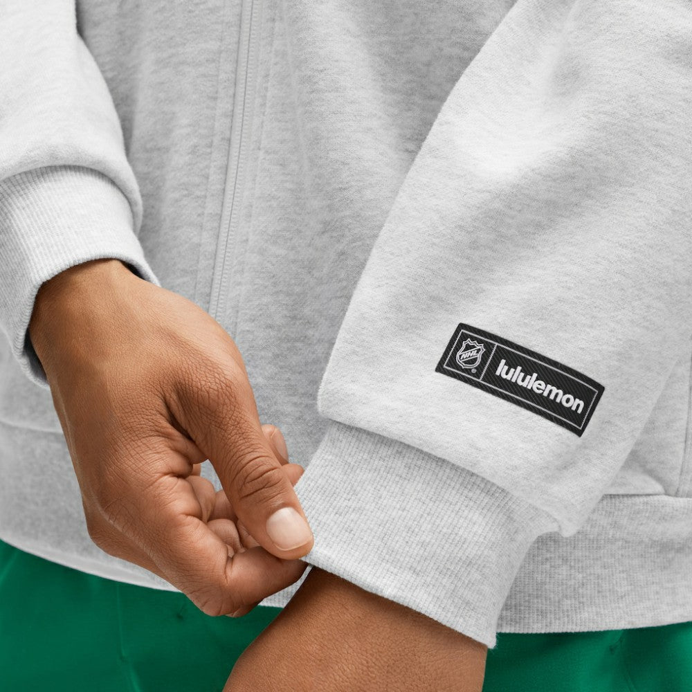 NHL Heathered Core Ultra Light Grey|Heathered Core Ultra Light Grey Vancouver Canucks lululemon Steady State Full-Zip Hoodie
