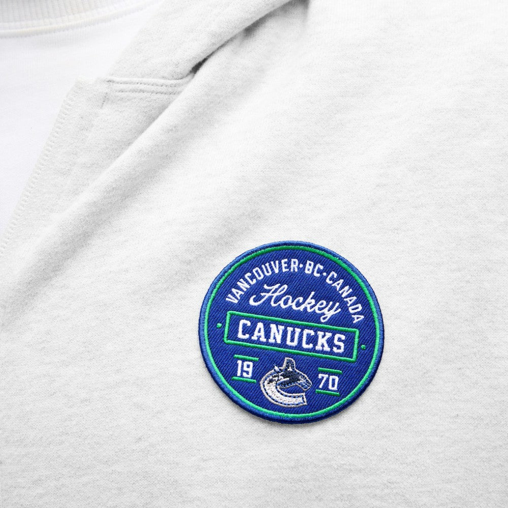 NHL Heathered Core Ultra Light Grey|Heathered Core Ultra Light Grey Vancouver Canucks lululemon Steady State Full-Zip Hoodie