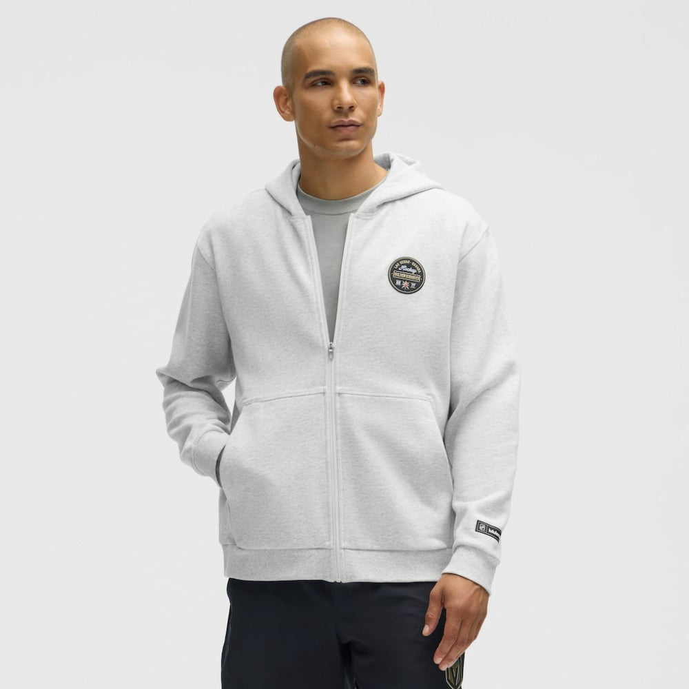 NHL Heathered Core Ultra Light Grey|Heathered Core Ultra Light Grey Vegas Golden Knights lululemon Steady State Full-Zip Hoodie