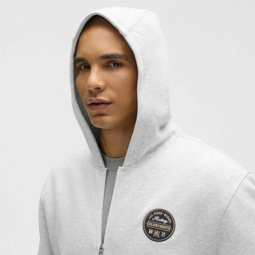 NHL Heathered Core Ultra Light Grey|Heathered Core Ultra Light Grey Vegas Golden Knights lululemon Steady State Full-Zip Hoodie