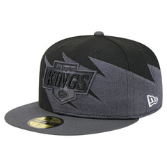 NHL Black Los Angeles Kings New Era Spikes 59FIFTY Fitted Hat