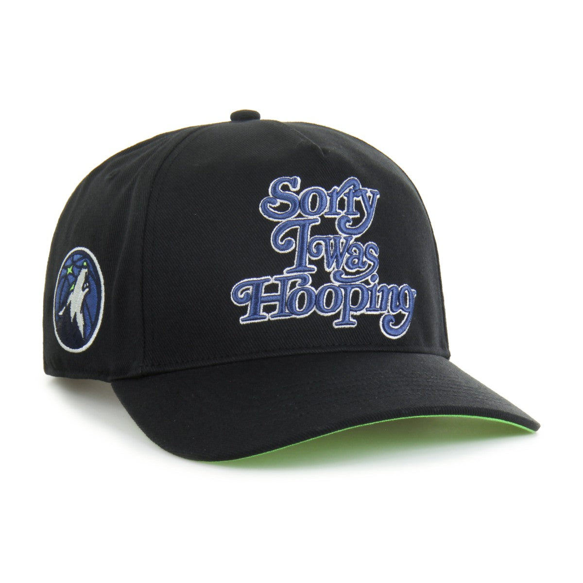NBA Minnesota Timberwolves Brand Seen by '47 Sorry I Was Hooping Hitch Adjustable Hat