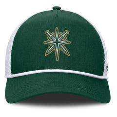 NHL Green/White Vegas Golden Knights Fanatics Bermuda A-Frame Adjustable Hat