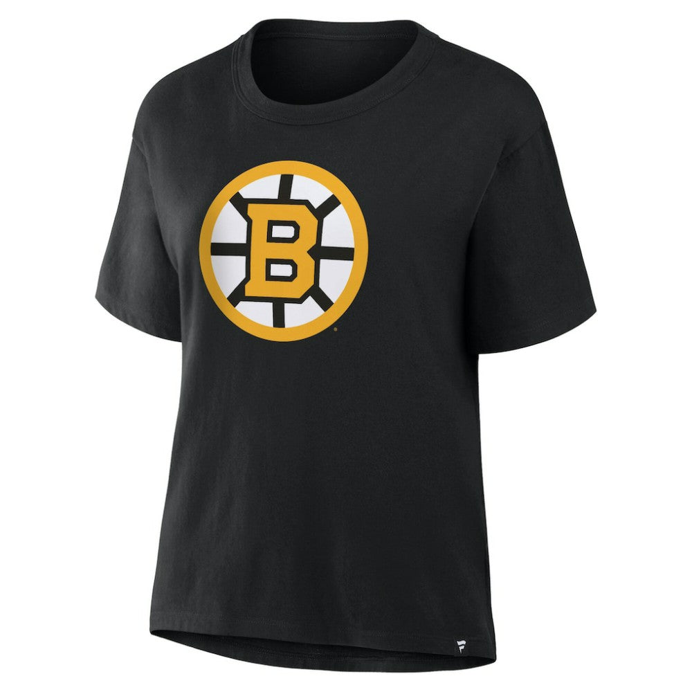 NHL Black Boston Bruins Fanatics Women's Primary Logo Legacy T-Shirt