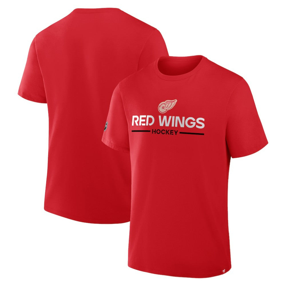 NHL Red Detroit Red Wings Fanatics Centennial T-Shirt