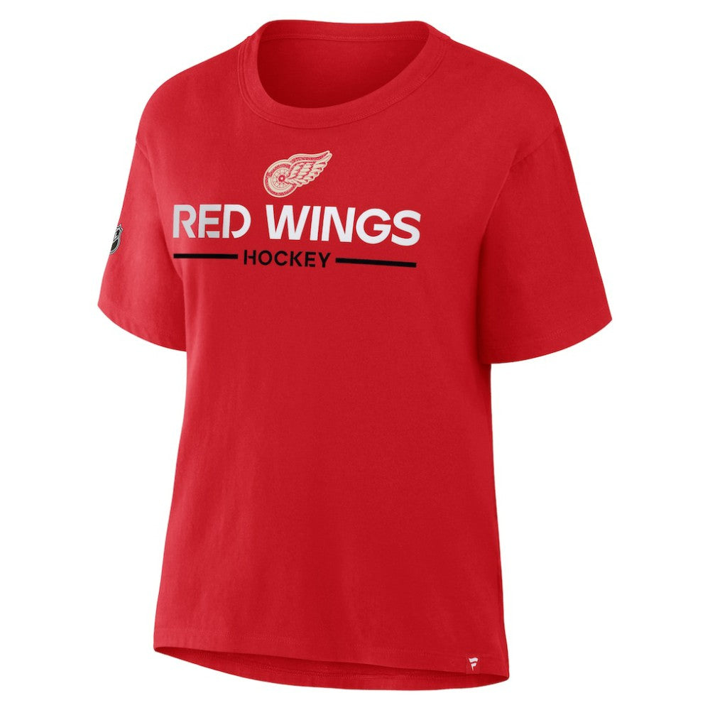NHL Red Detroit Red Wings Fanatics Women's Centennial T-Shirt
