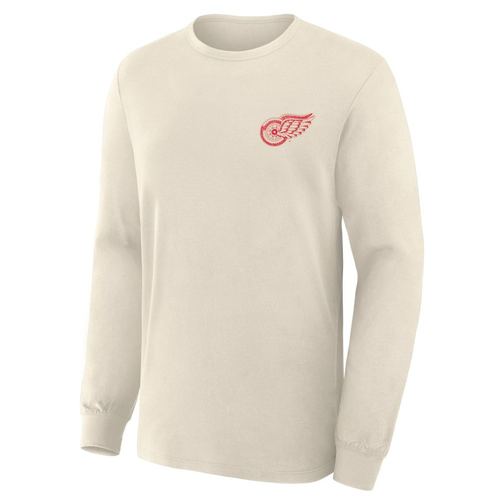 NHL Beige Detroit Red Wings Fanatics Centennial Legacy Long Sleeve T-Shirt