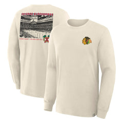 NHL Beige Chicago Blackhawks Fanatics Centennial Legacy Long Sleeve T-Shirt