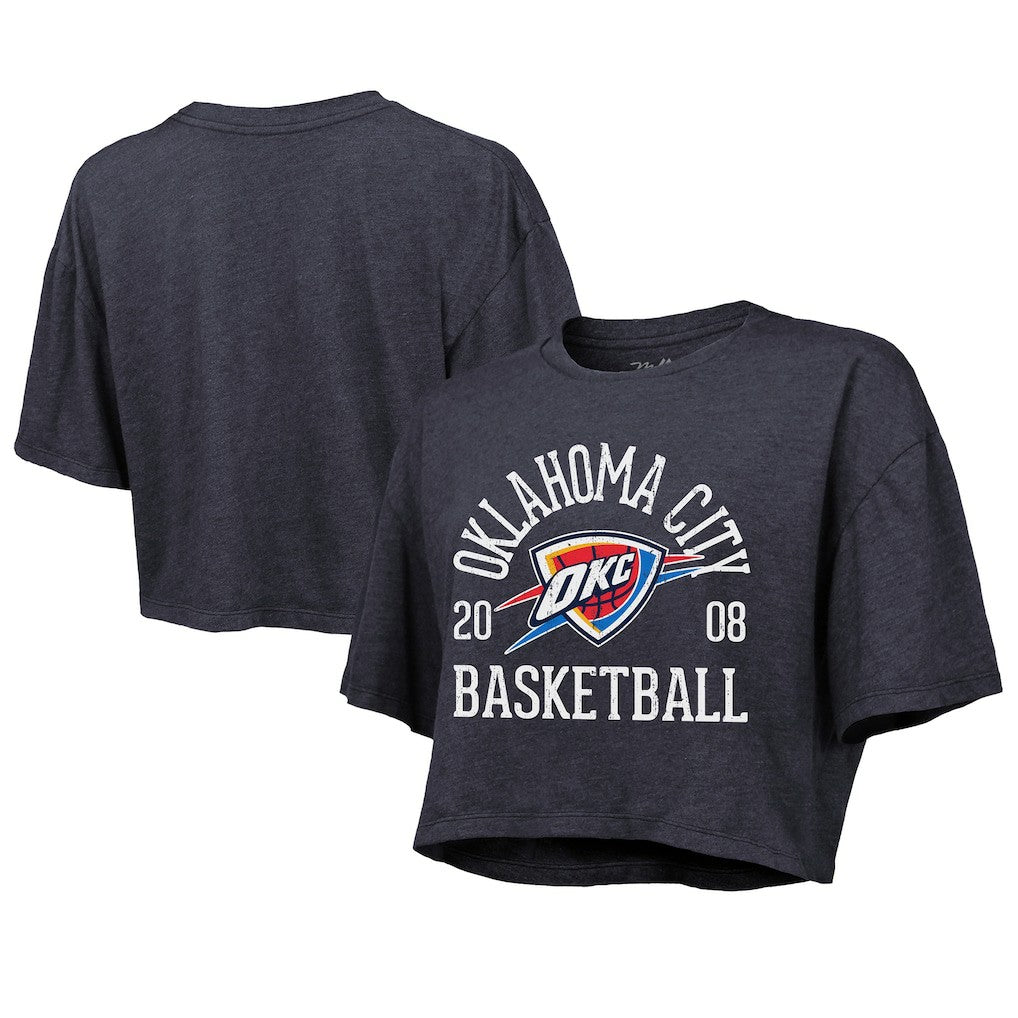 NBA Oklahoma City Thunder Majestic Threads Women's Boxy Crop Top