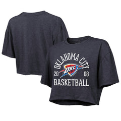 NBA Oklahoma City Thunder Majestic Threads Women's Boxy Crop Top