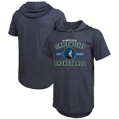 NBA Minnesota Timberwolves Majestic Threads Tri-Blend Hoodie T-Shirt