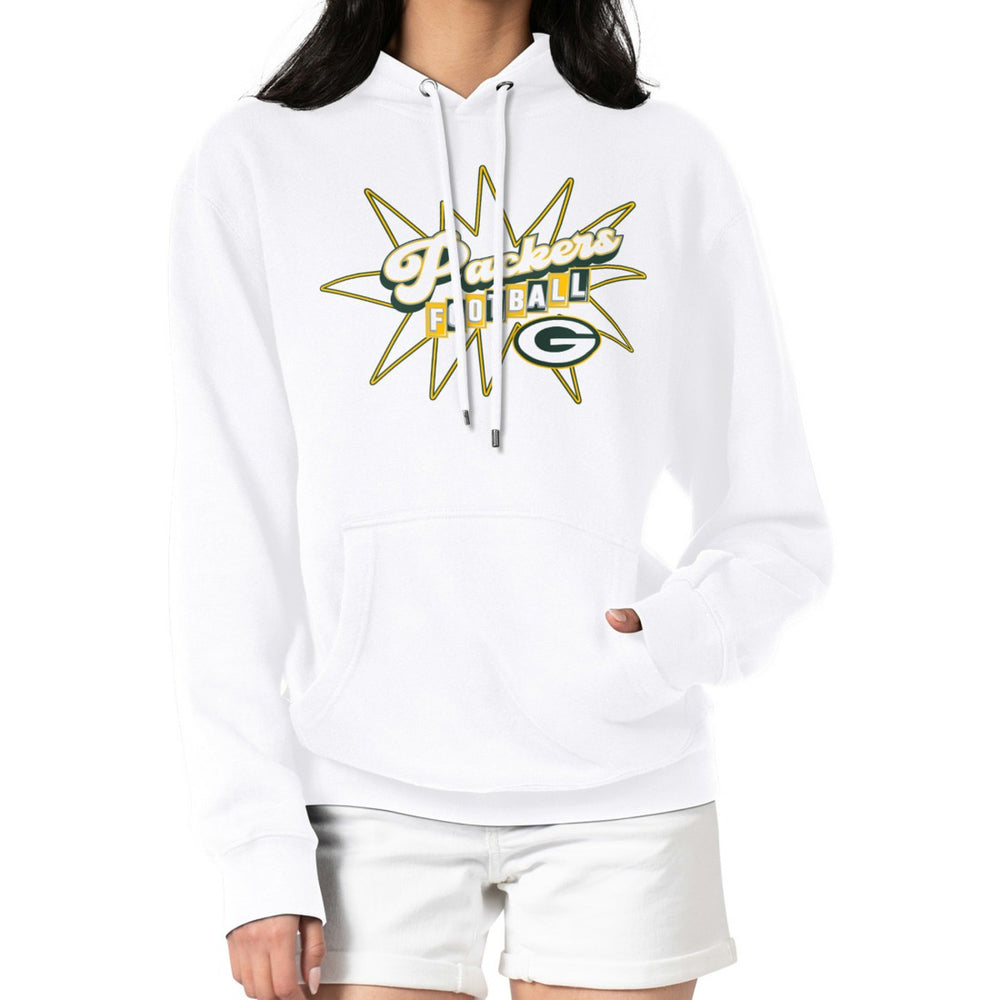 Starter Women's Drive-In Sign Pullover Hoodie - Green Bay Packers