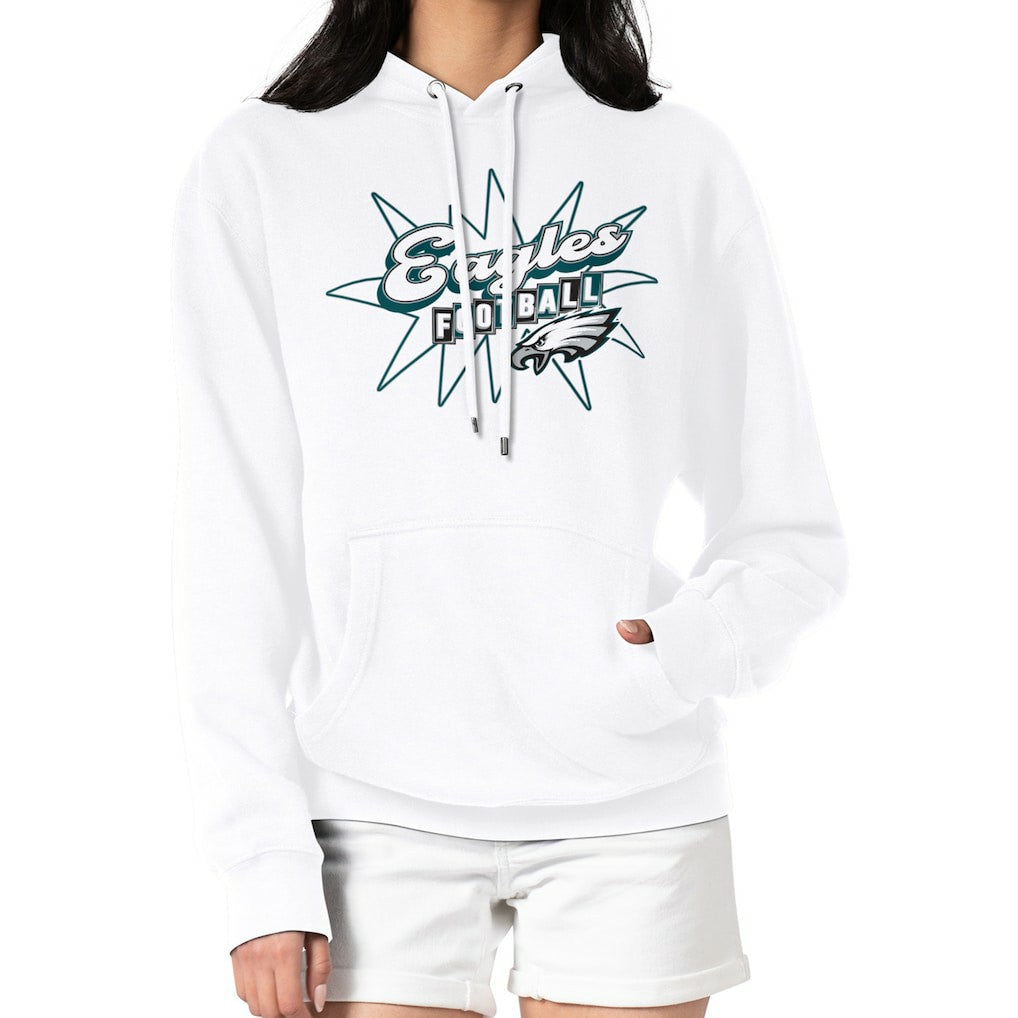 Starter Women's Drive-In Sign Pullover Hoodie - Philadelphia Eagles