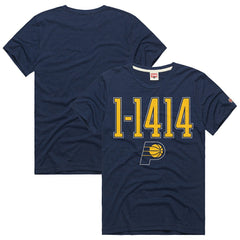 NBA Indiana Pacers Homage Unisex The "1-1414" Comeback Record Tri-Blend T-Shirt