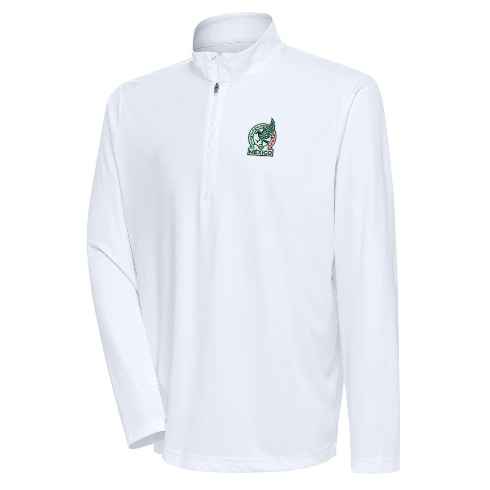 Mexico National Team Antigua Statement Quarter-Zip Pullover -  White
