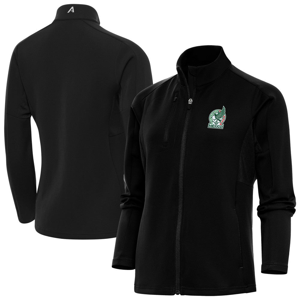 Mexico National Team Antigua Women's Genesis Full-Zip Jacket -  Black
