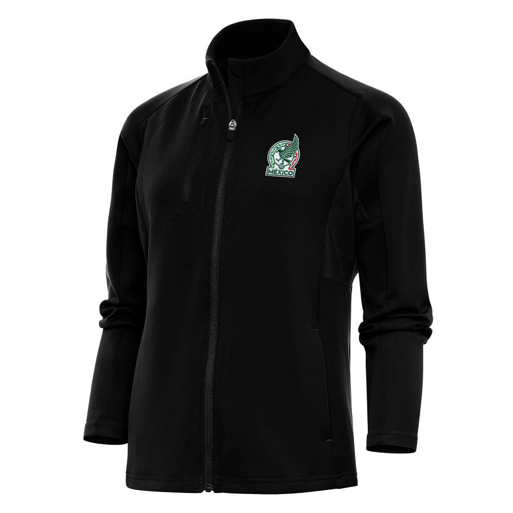 Mexico National Team Antigua Women's Genesis Full-Zip Jacket -  Black