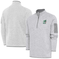 Mexico National Team Antigua Elevate Quarter-Zip Pullover -  Heather Gray