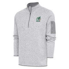 Mexico National Team Antigua Elevate Quarter-Zip Pullover -  Heather Gray
