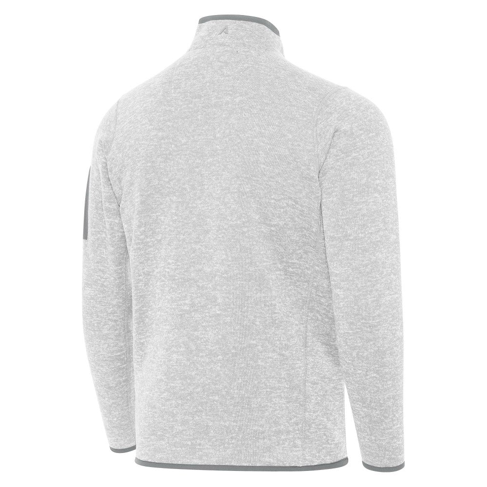 Mexico National Team Antigua Elevate Quarter-Zip Pullover -  Heather Gray