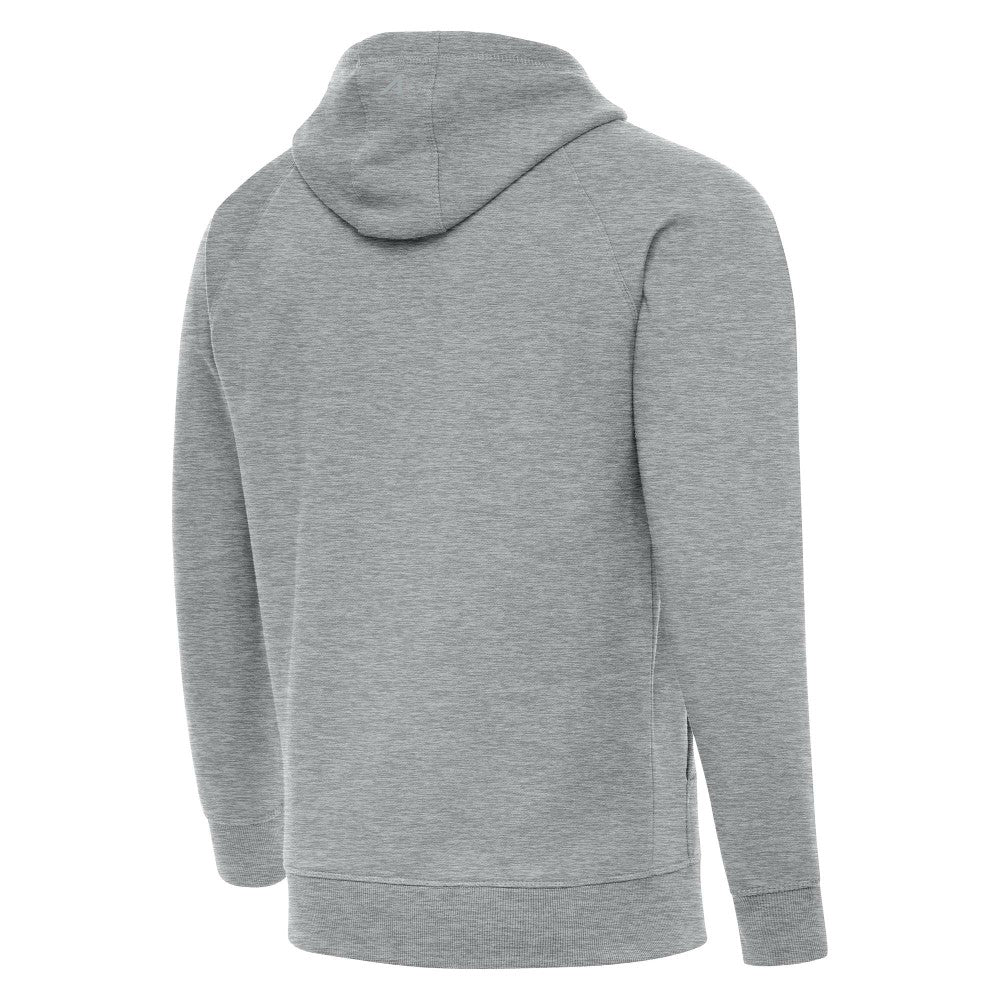 Mexico National Team Antigua Takeover Pullover Hoodie -  Heather Gray