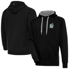Mexico National Team Antigua Takeover Pullover Hoodie -  Black
