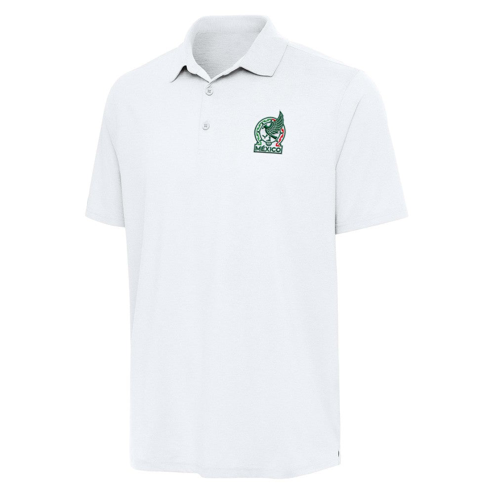 Mexico National Team Antigua Triple Shot Polo -  White