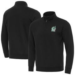 Mexico National Team Antigua Landslide Quarter-Zip Pullover -  Black