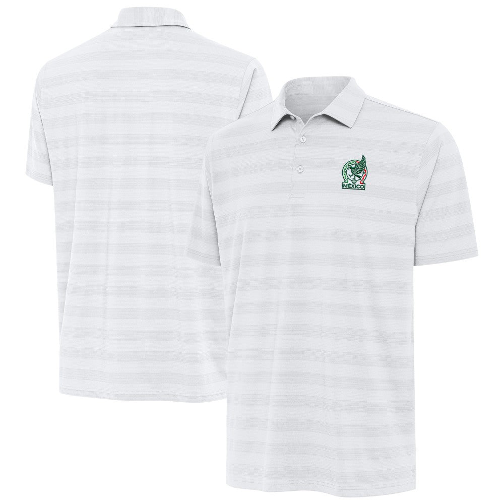 Mexico National Team Antigua Channel Polo -  White