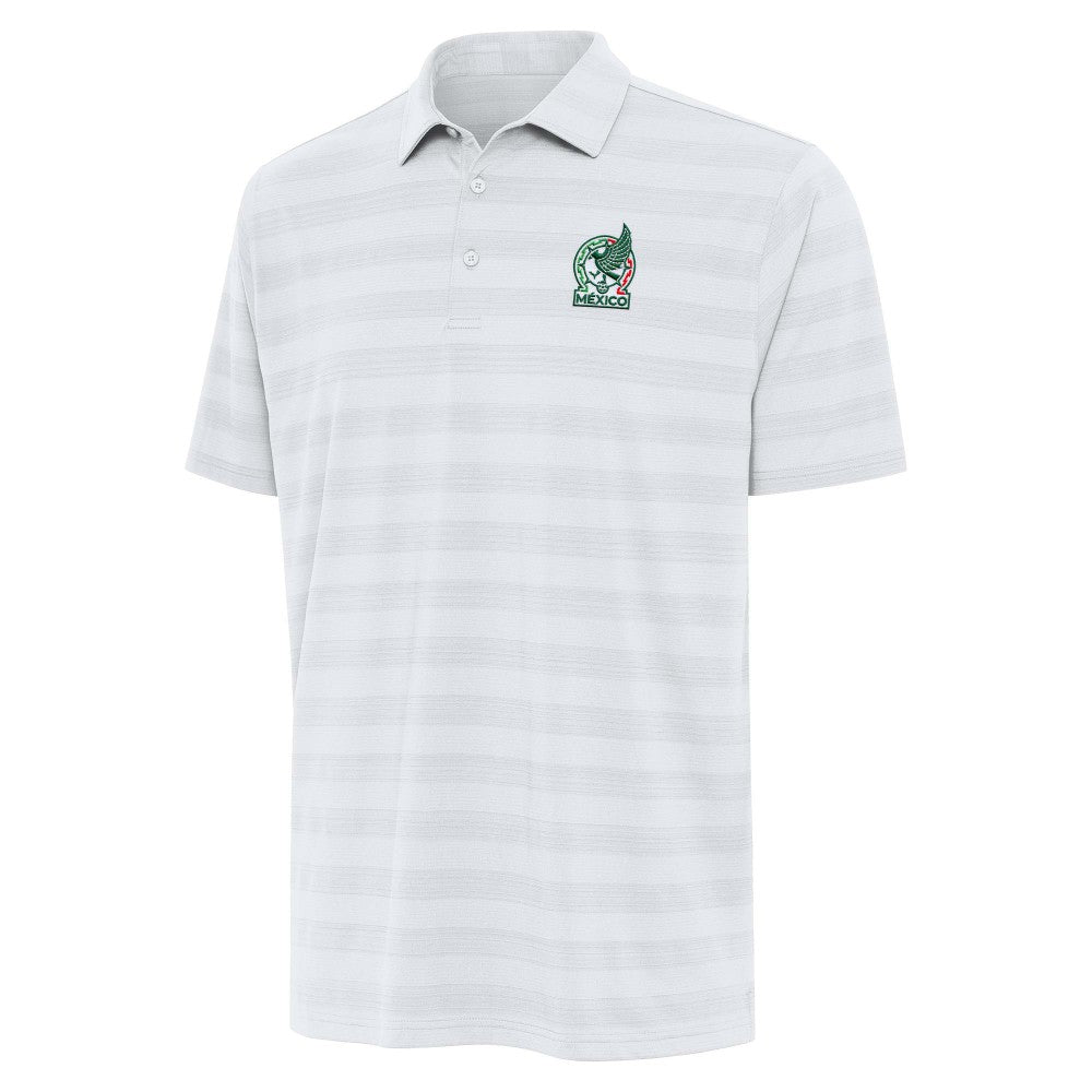 Mexico National Team Antigua Channel Polo -  White