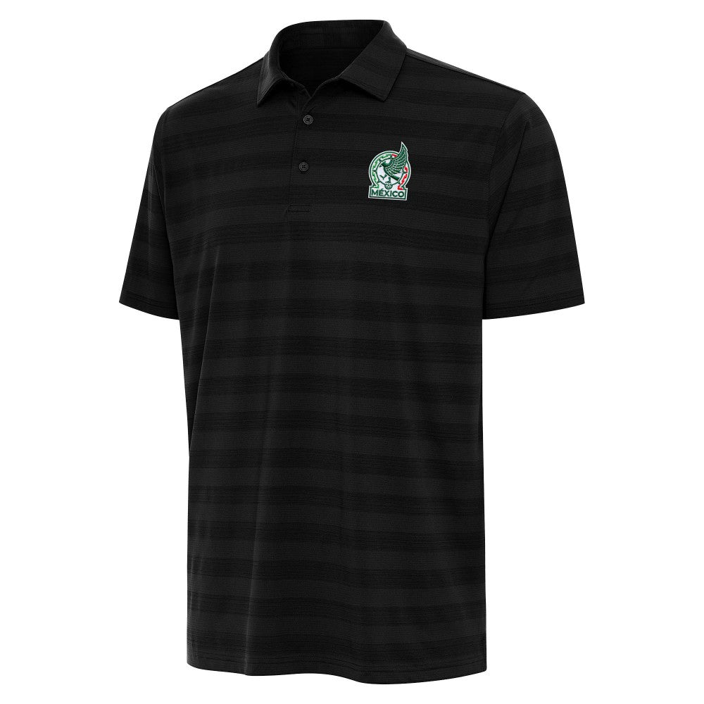 Mexico National Team Antigua Channel Polo -  Black