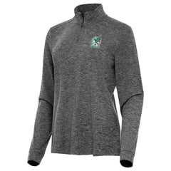 Mexico National Team Antigua Women's Master Quarter-Zip Pullover -  Heather Black