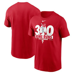MLB Kyle Schwarber Philadelphia Phillies Nike 300 Home Runs Milestone T-Shirt