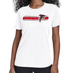 Starter Women's Team Stripe T-Shirt - Atlanta Falcons