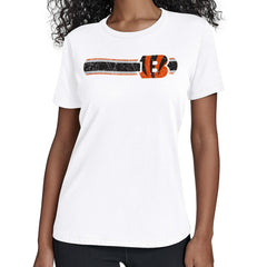 Starter Women's Team Stripe T-Shirt - Cincinnati Bengals
