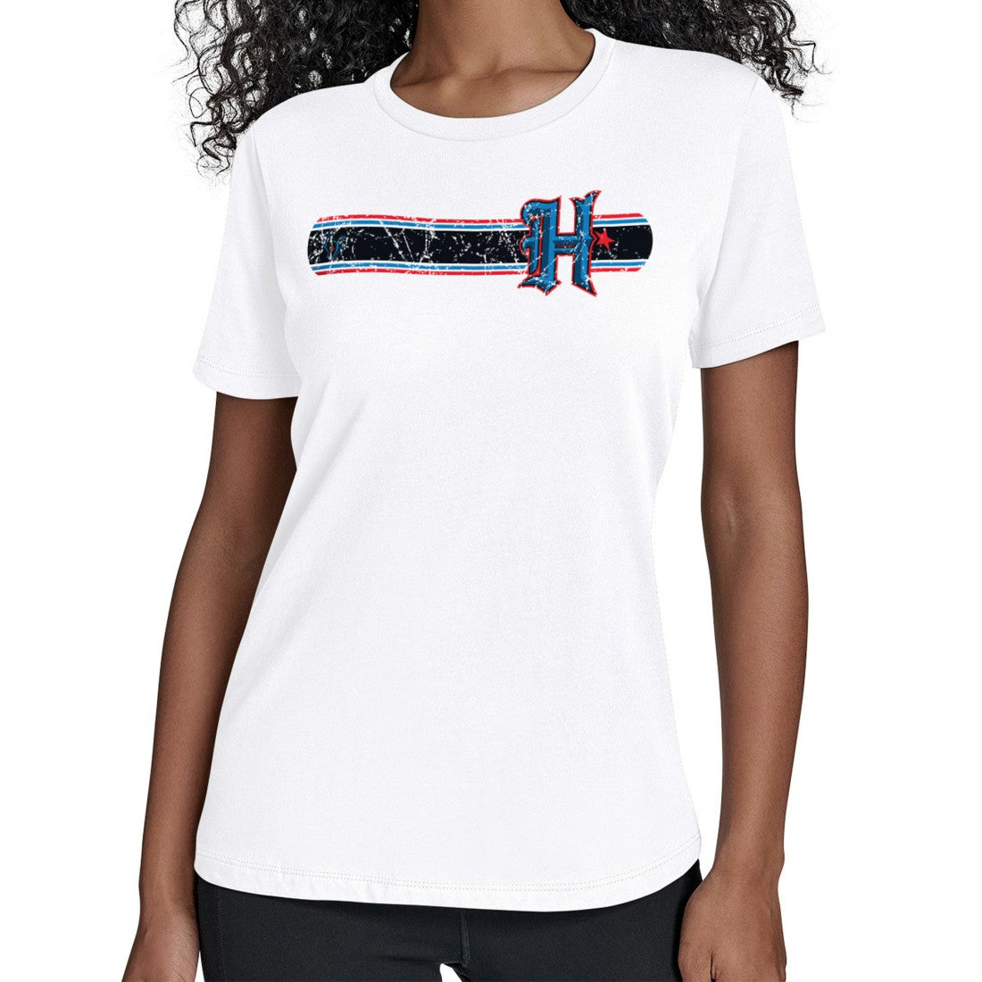Starter Women's Team Stripe T-Shirt - Houston Texans