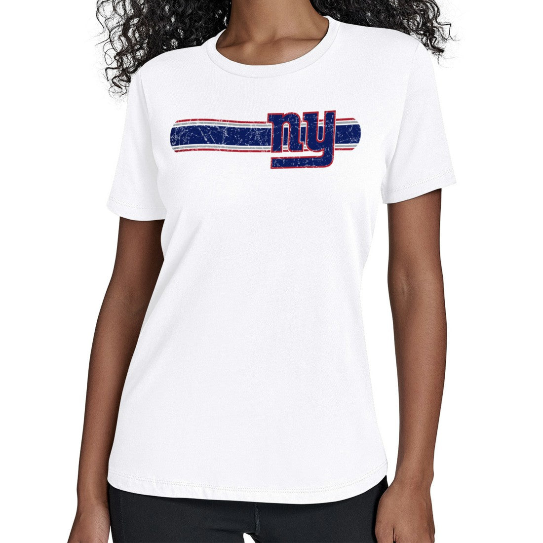 Starter Women's Team Stripe T-Shirt - New York Giants
