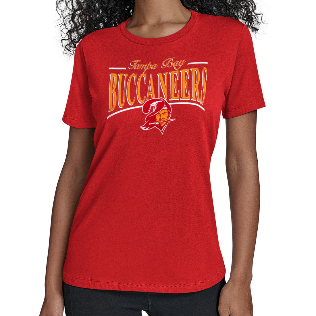 Starter Women's Throwback Arch Stripe T-Shirt - Tampa Bay Buccaneers