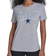 Starter Women's Arch Stripe T-Shirt - Dallas Cowboys