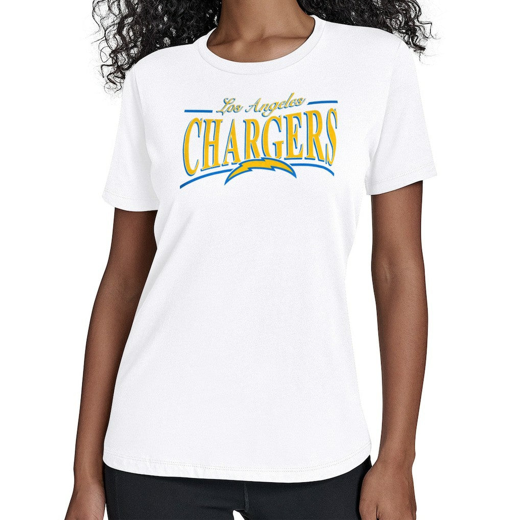 Starter Women's Arch Stripe T-Shirt - Los Angeles Chargers