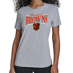 Starter Women's Arch Stripe T-Shirt - Cleveland Browns