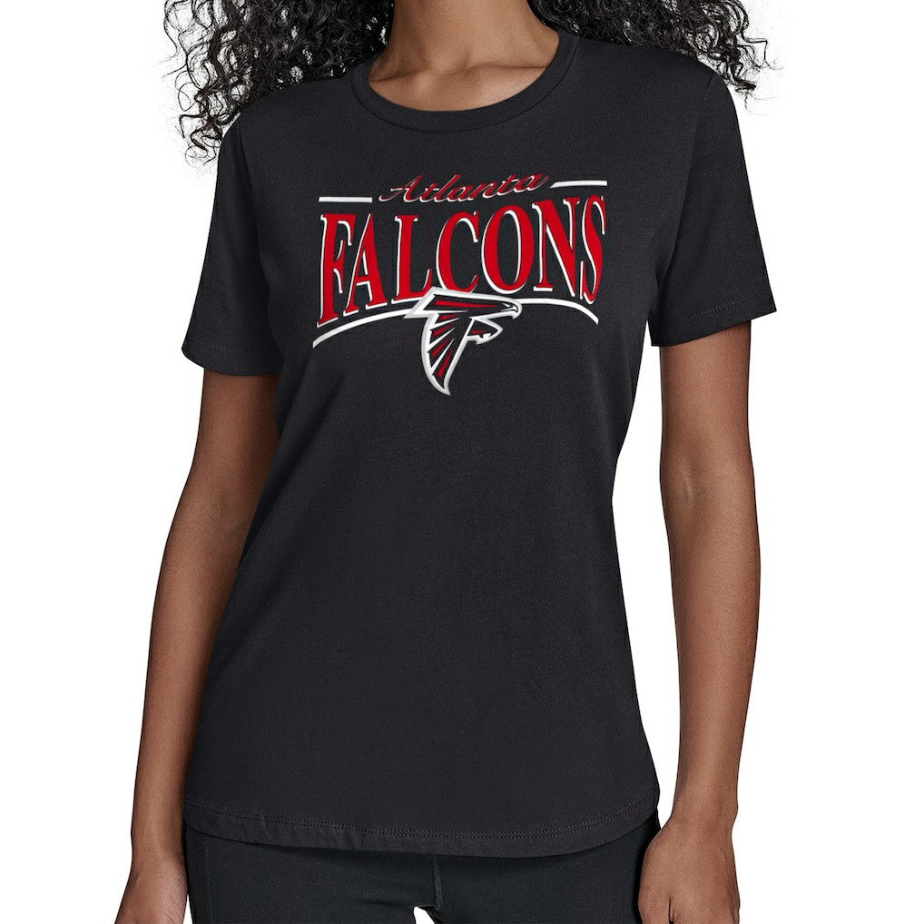Starter Women's Arch Stripe T-Shirt - Atlanta Falcons