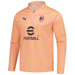AC Milan 2025/26 Pre-Match dryCell Quarter-Zip Top - Puma Light Orange