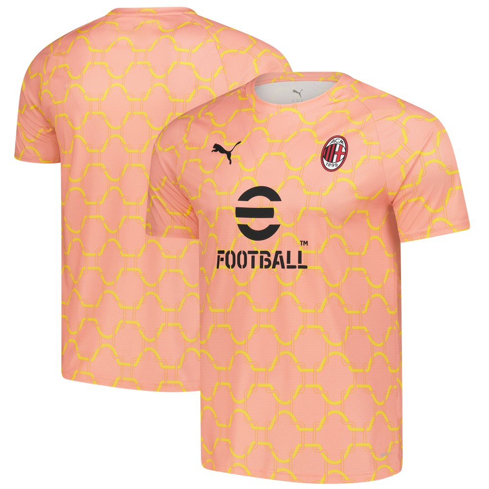 AC Milan 2025/26 Pre-Match dryCell Training Jersey - Puma Light Orange